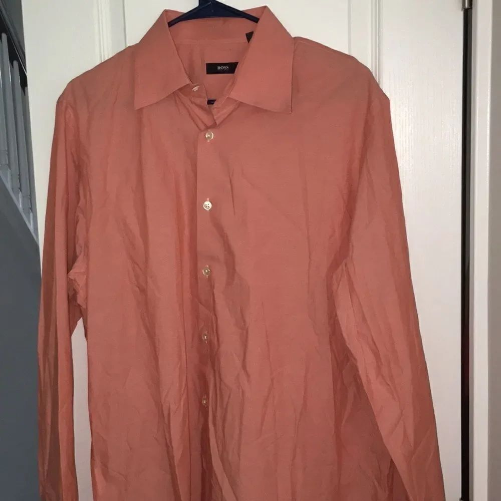 Orange Hugo Boss Dress Shirt 17 x 35 euro 43
